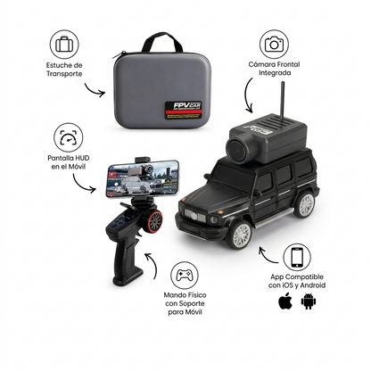 SpyCar™ — Mini Auto RC con Cámara
