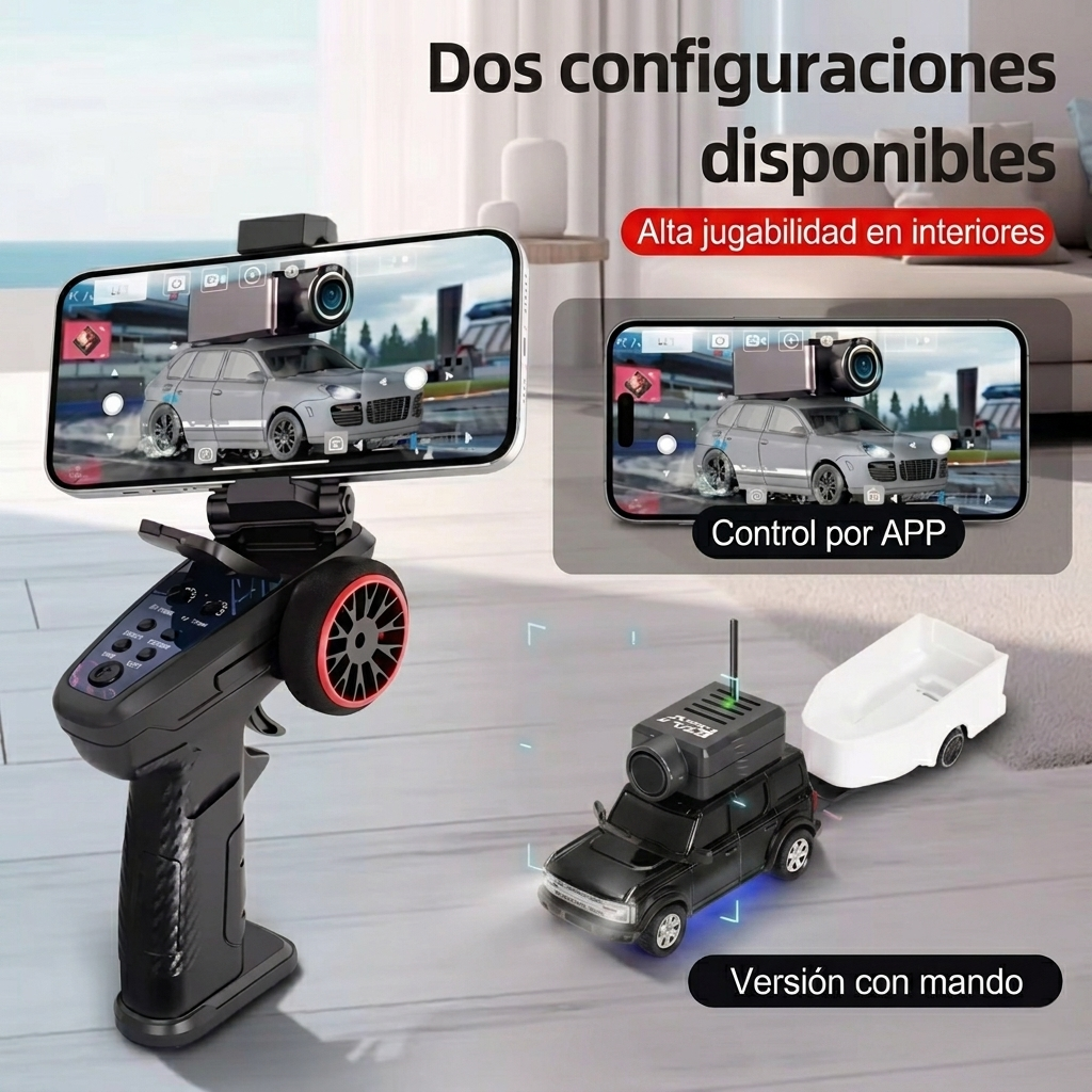 SpyCar™ — Mini Auto RC con Cámara